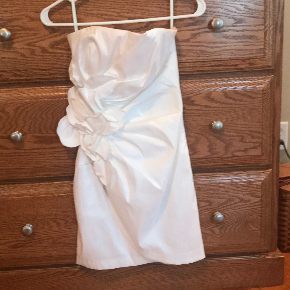 Cache white flower dress